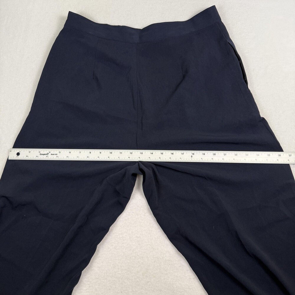 Vintage Y2K JG HOOK Sailor Pants High Rise Nautical Wide Leg Navy Womens 14 - Picture 9 of 16